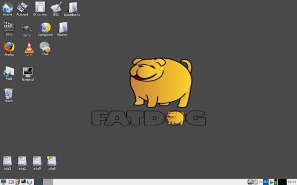 Fatdog64 - 620 screenshot 1