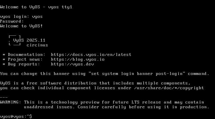 vyos-2026.03-generic-amd64.iso screenshot 1