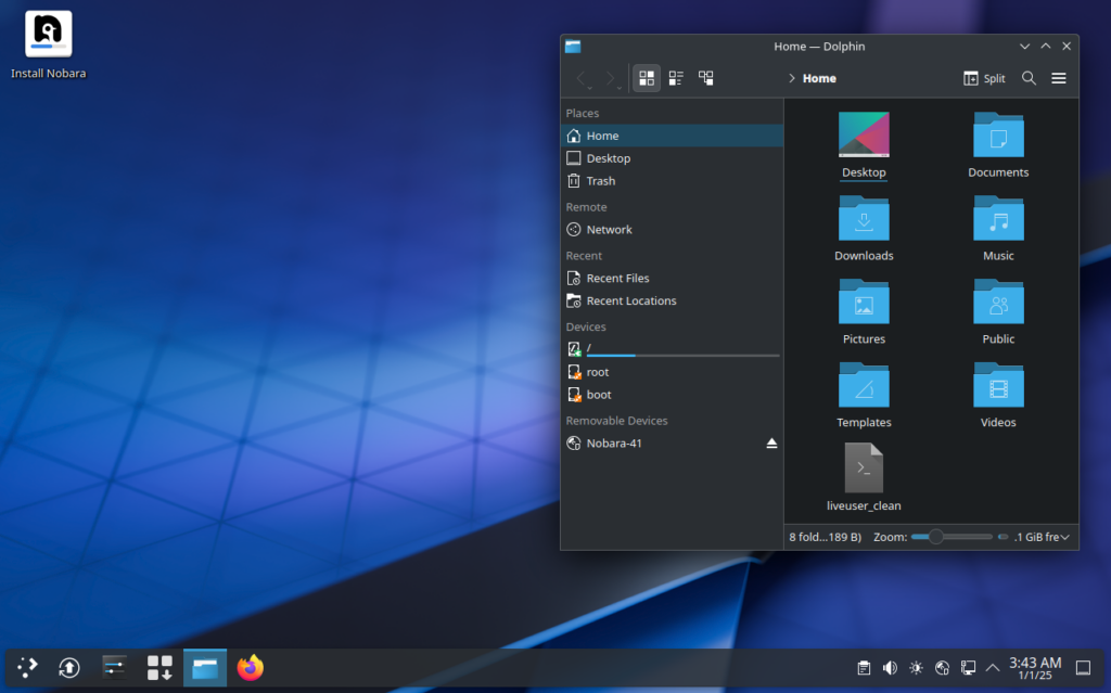 Nobara-42-KDE-2025-05-13.iso screenshot 1