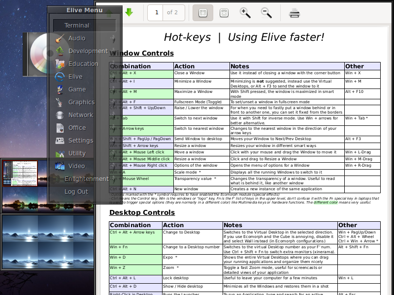 elive_3.8.1_beta_hybrid_i386.iso screenshot 1