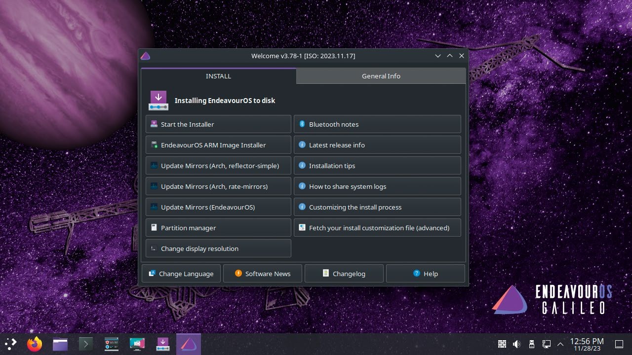 EndeavourOS 2024.06.25 ISO screenshot 1