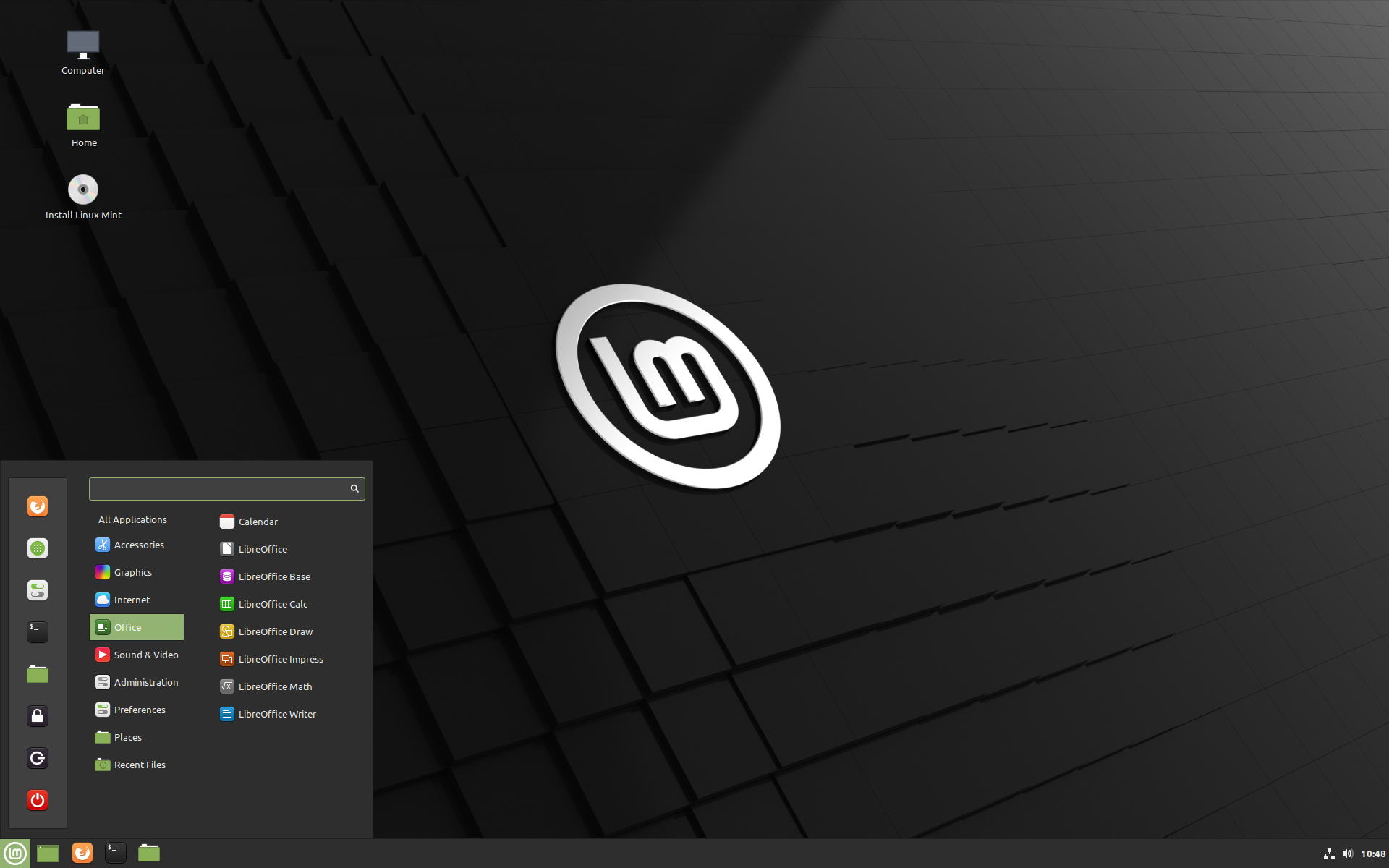 Linux mint 22 Cinnamon 64bit ISO screenshot 1