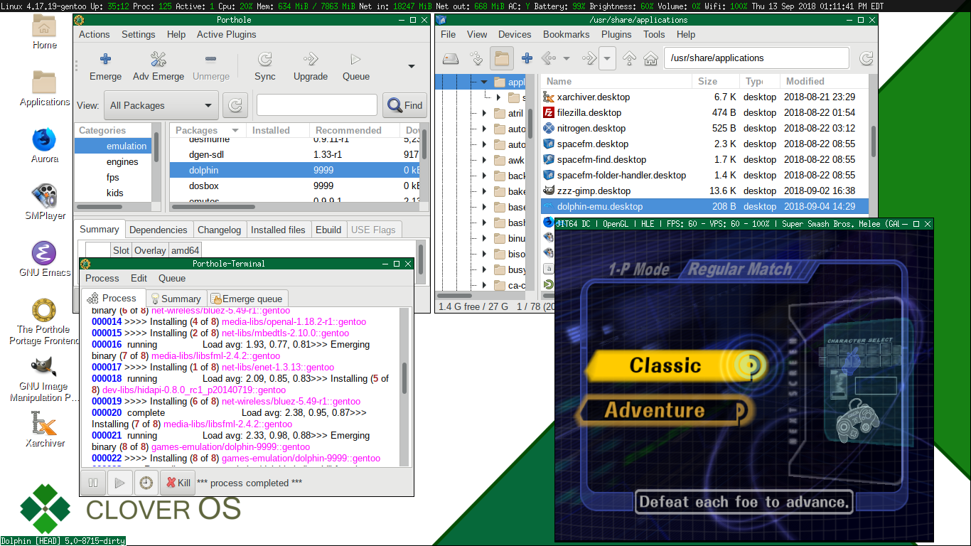 CloverOS-x86_64-20190325.iso screenshot 1