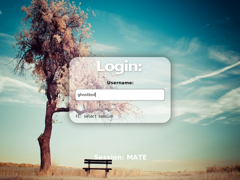 GhostBSD 11.1 MATE (amd64) ISO screenshot 1