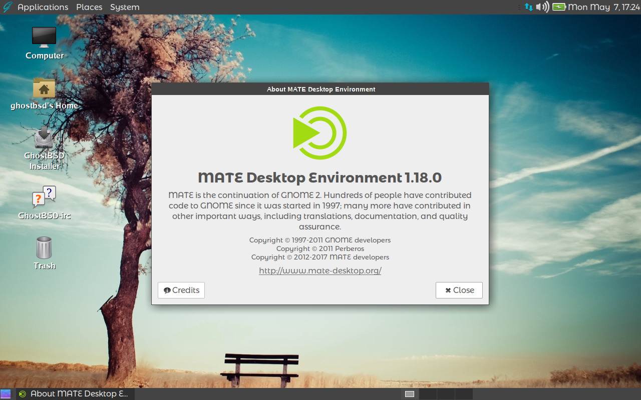 GhostBSD 11.1 MATE (amd64) ISO screenshot 2