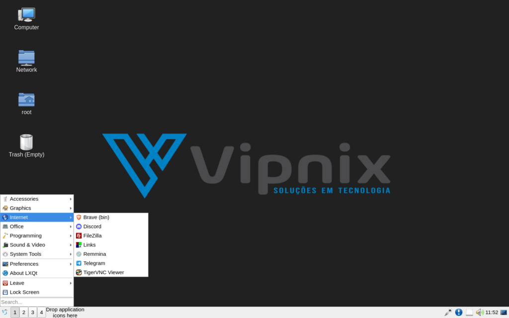 vipnix-livecd-20260201-1249.iso screenshot 1