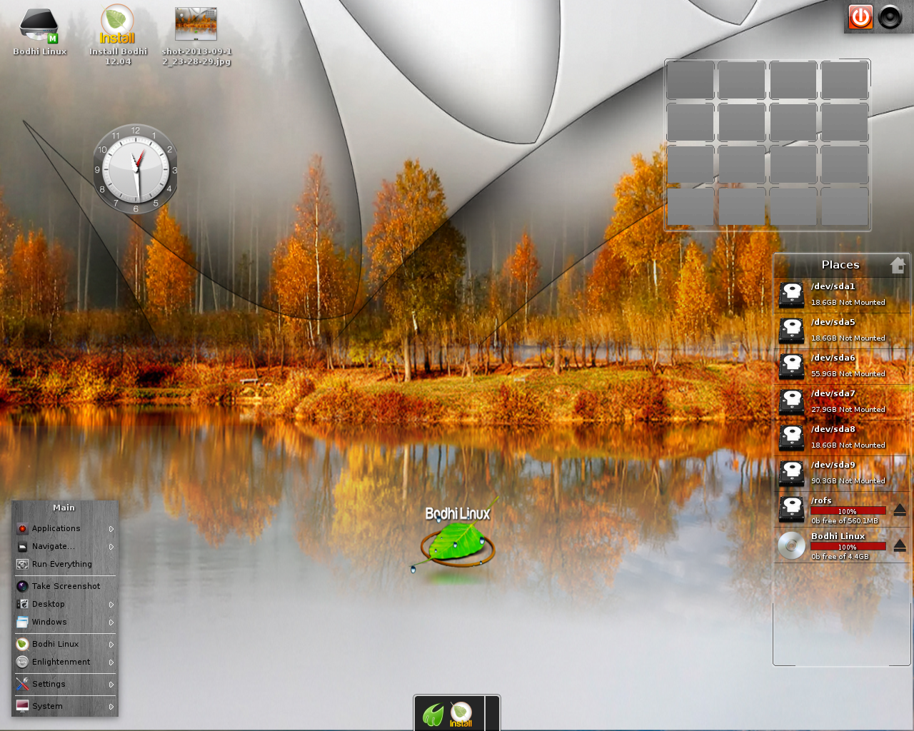 Bodhi 2.4.0 x64 screenshot 1