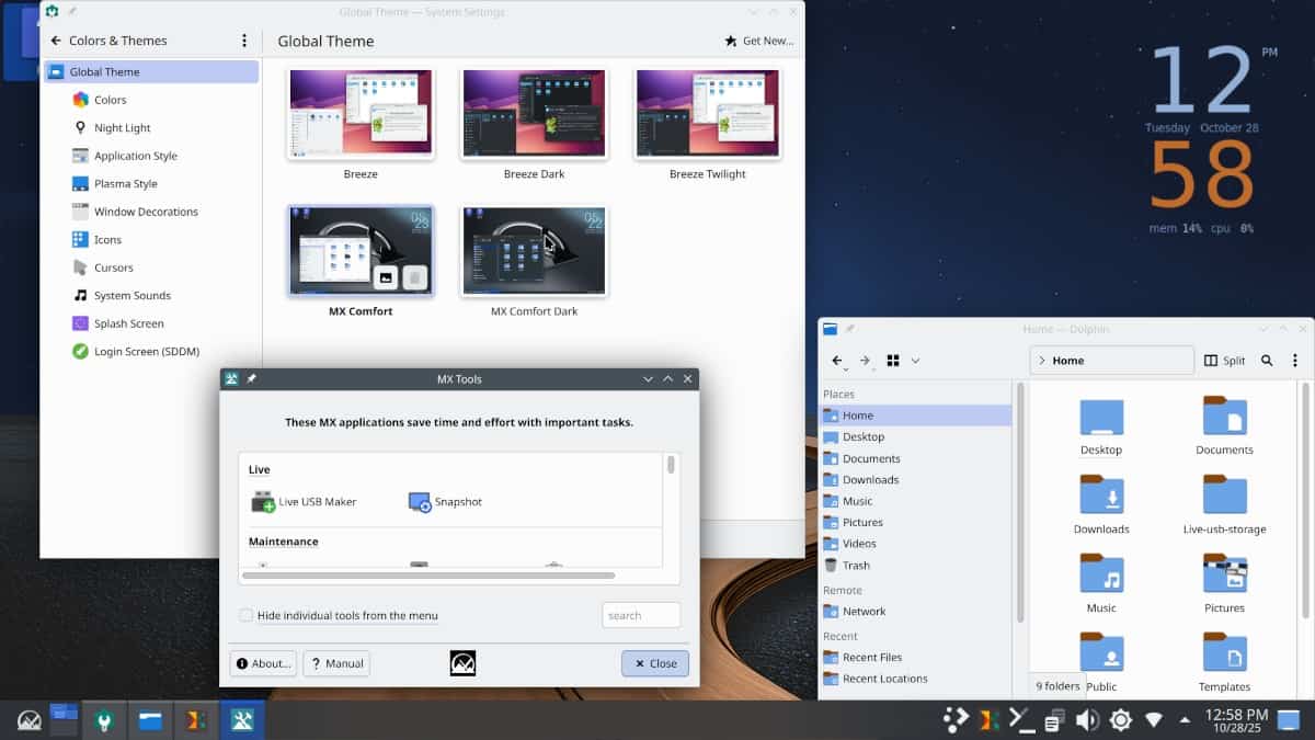 MX-25.2_KDE_x64.iso screenshot 1