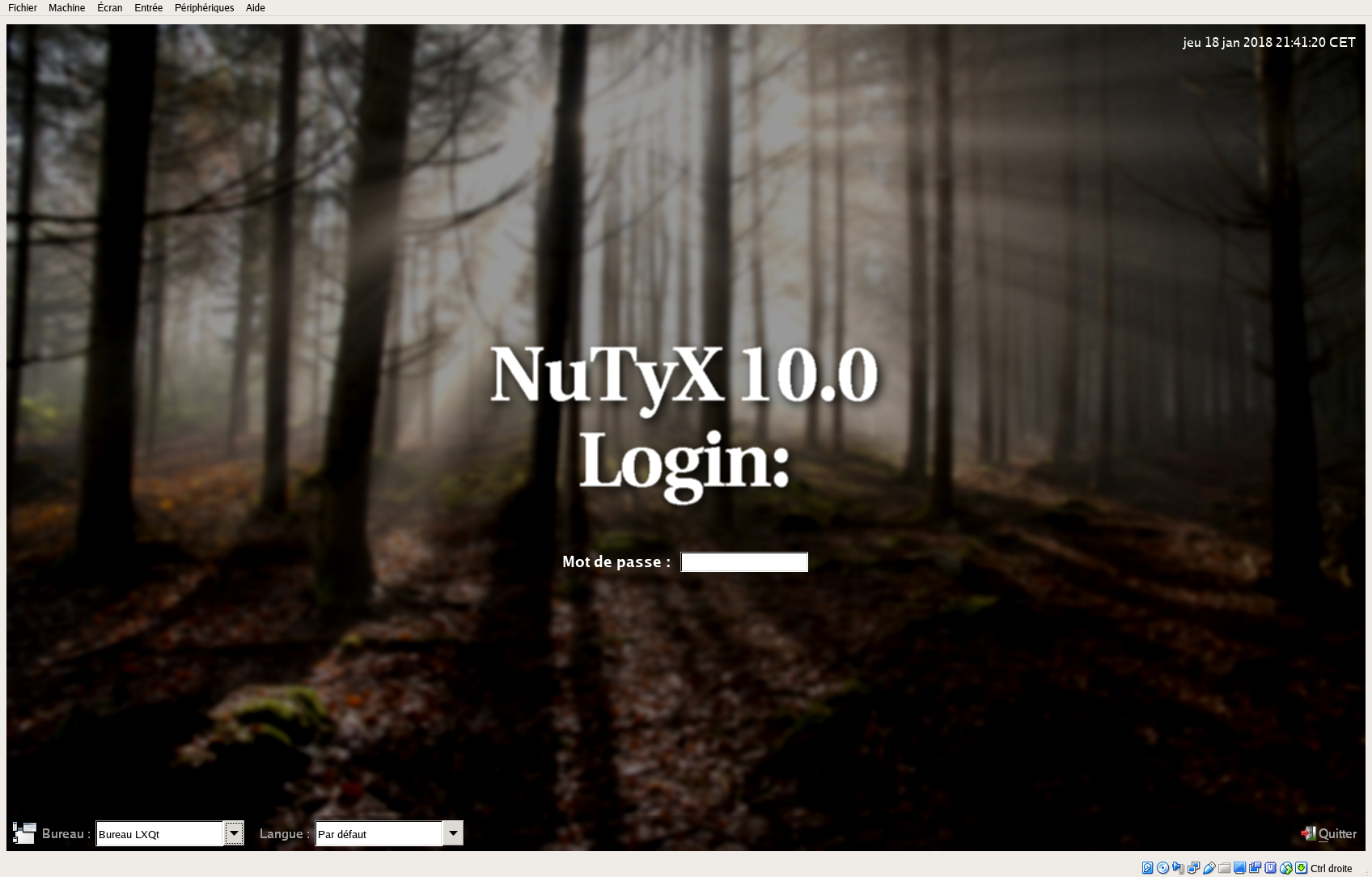 NuTyX_x86_64-10.0-LXQT.iso screenshot 1