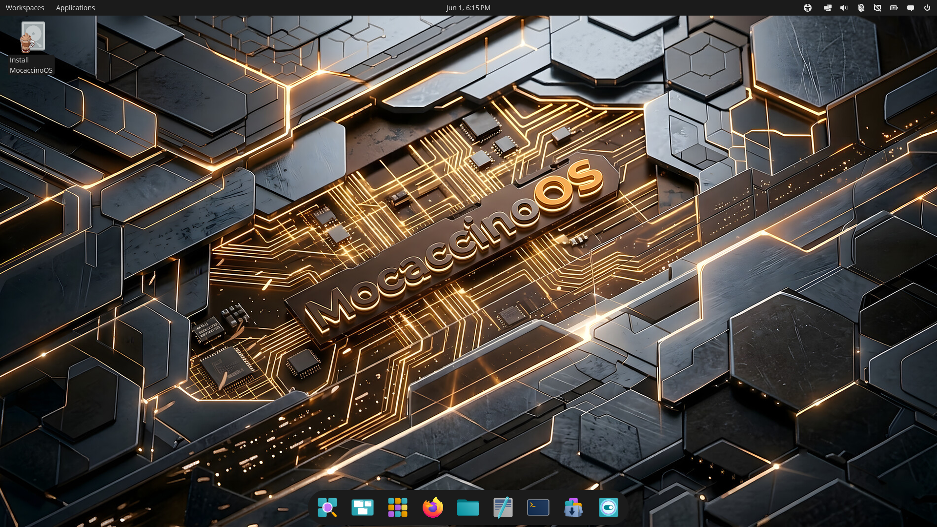 MocaccinoOS-Cosmic-0.20260601.iso screenshot 1