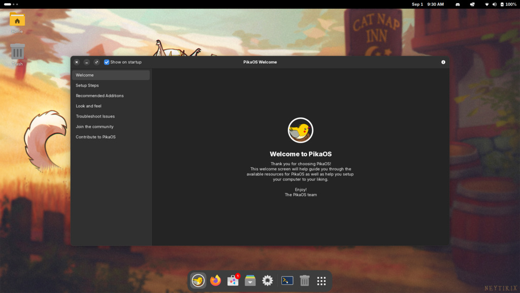 PikaOS-Nest-NVIDIA-Hyprland-4.0-amd64-v3-25.11.01-1.iso screenshot 1
