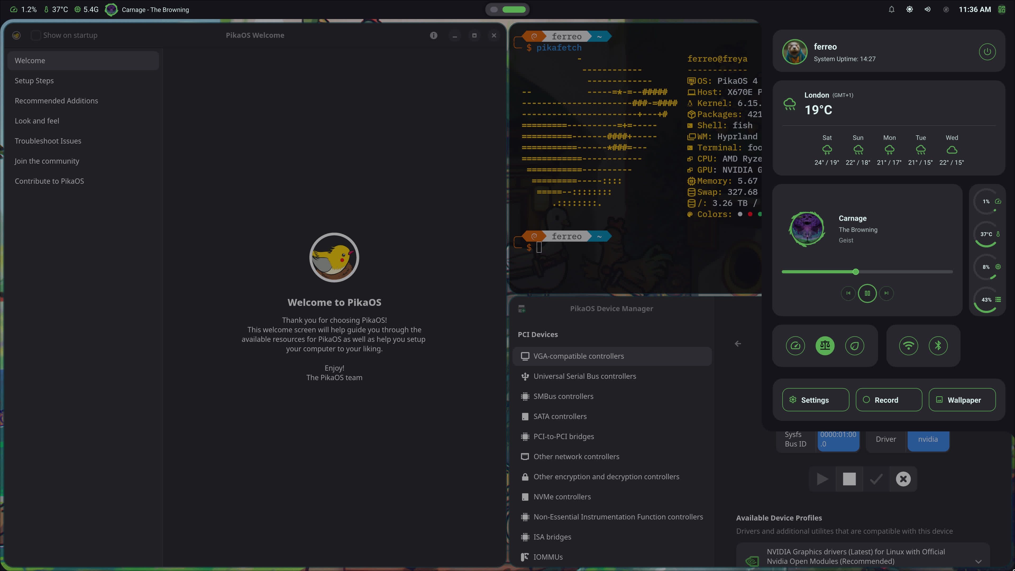 PikaOS-Nest-NVIDIA-Hyprland-4.0-amd64-v3-25.11.01-1.iso screenshot 3
