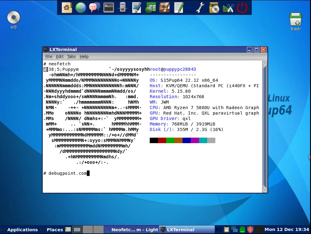 S15Pup32-22.12-260401.iso screenshot 1