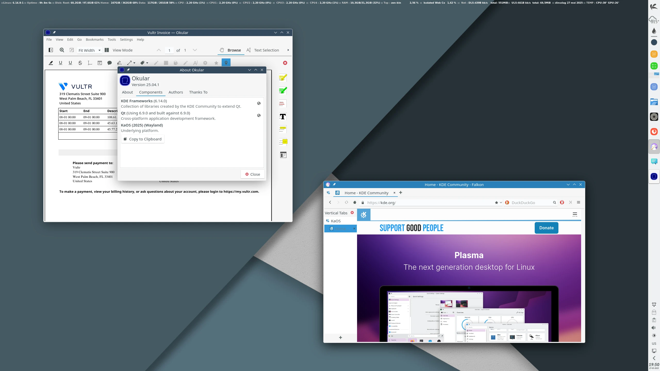 KaOS-2025.05-x86_64.iso screenshot 1