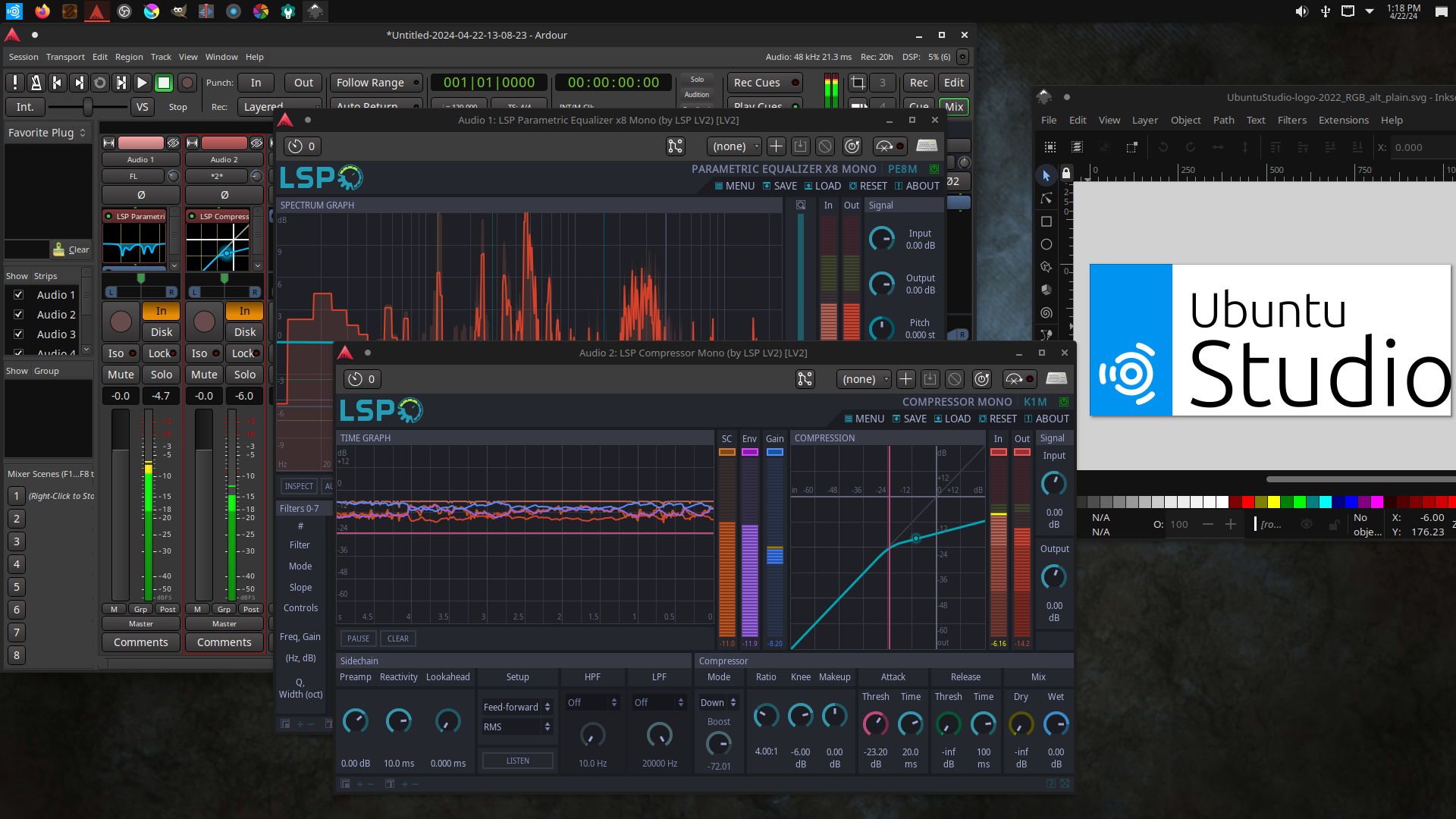 Ubuntu Studio 25.10 (Questing Quokka) screenshot 2