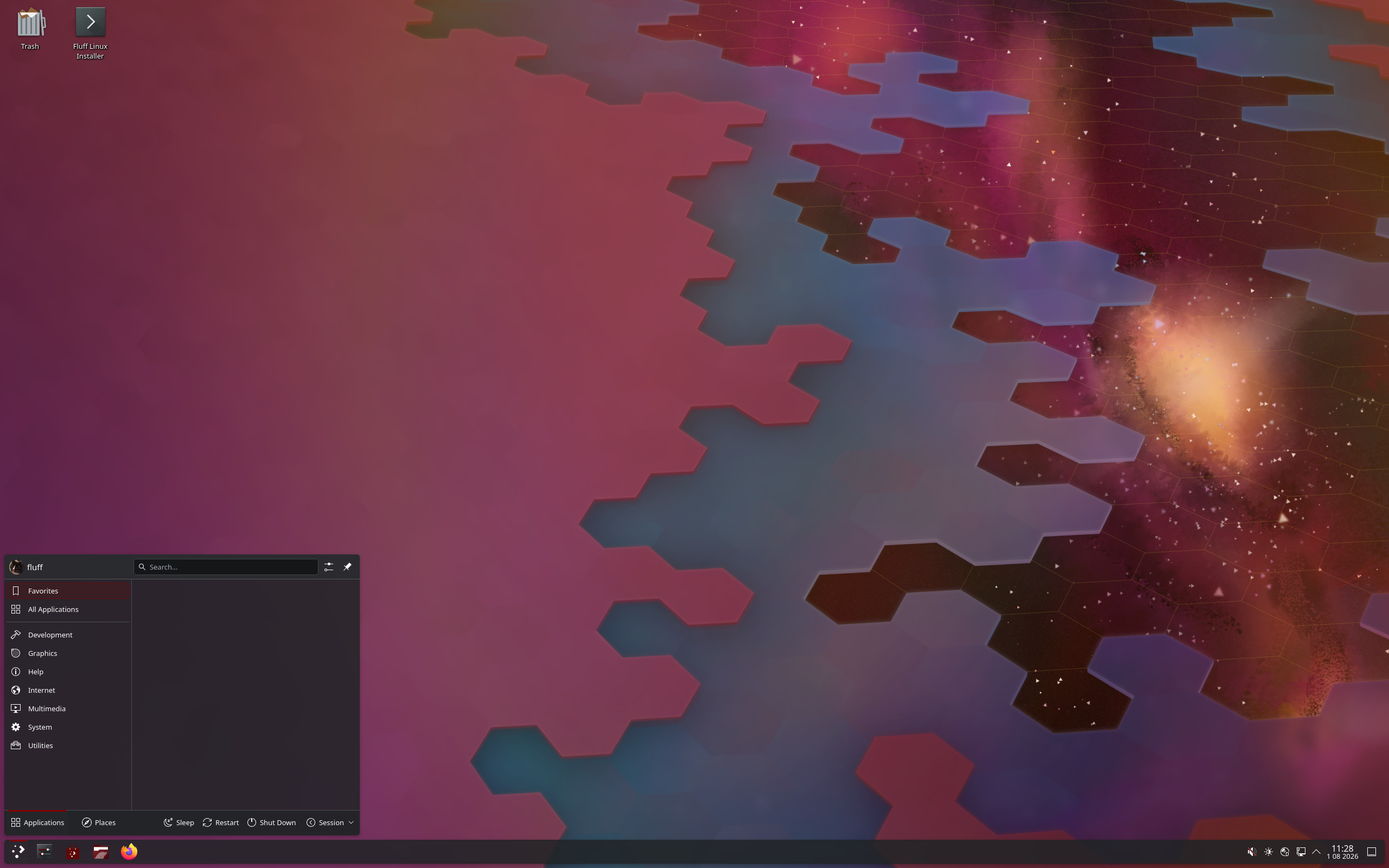 flufflinux-2026.09.01-x86_64.iso screenshot 1