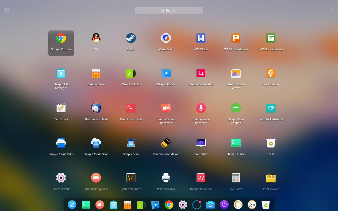 Deepin-live-system-2.0-amd64 screenshot 3