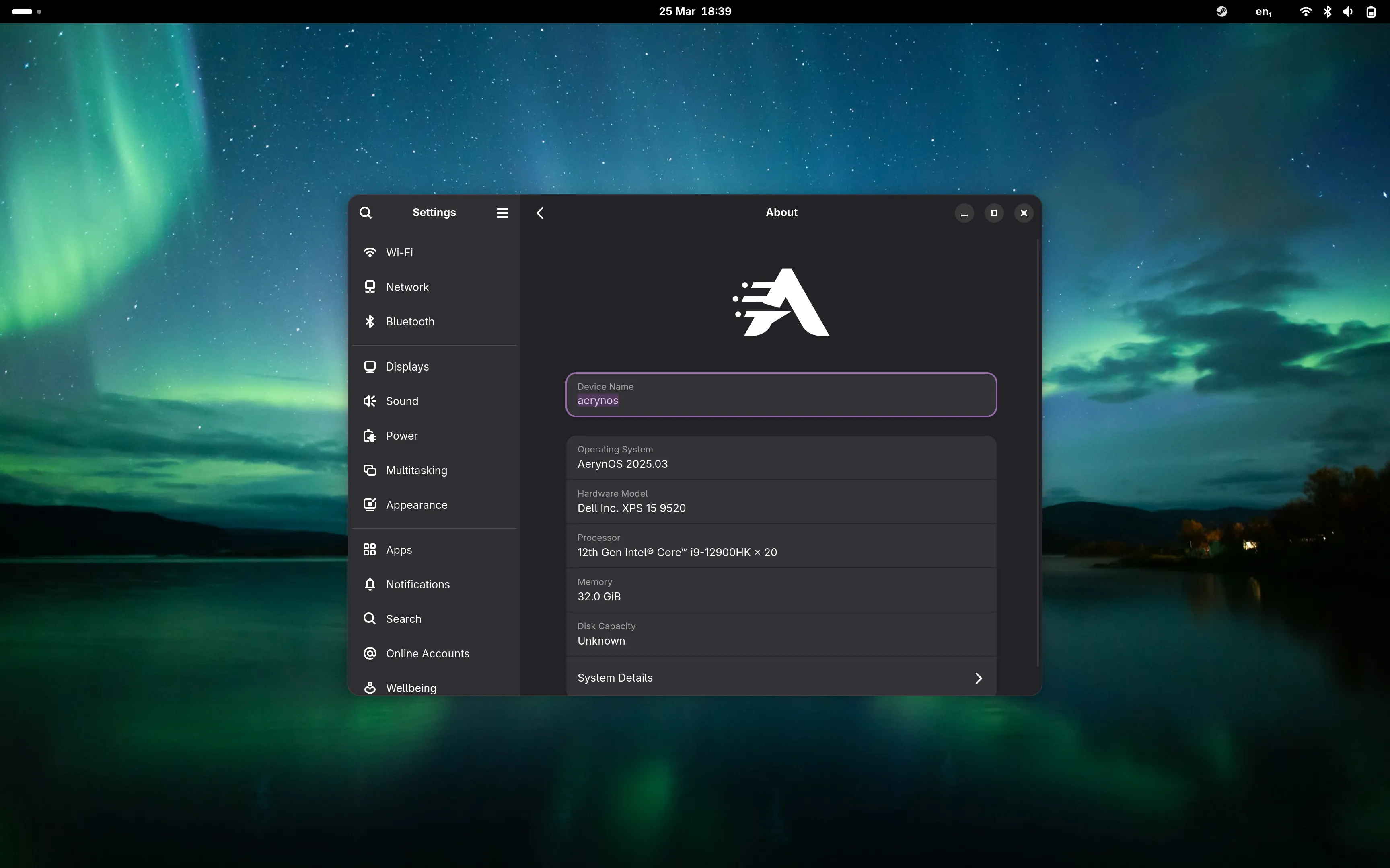 AerynOS-2025.08-GNOME-live-x86_64.iso screenshot 1