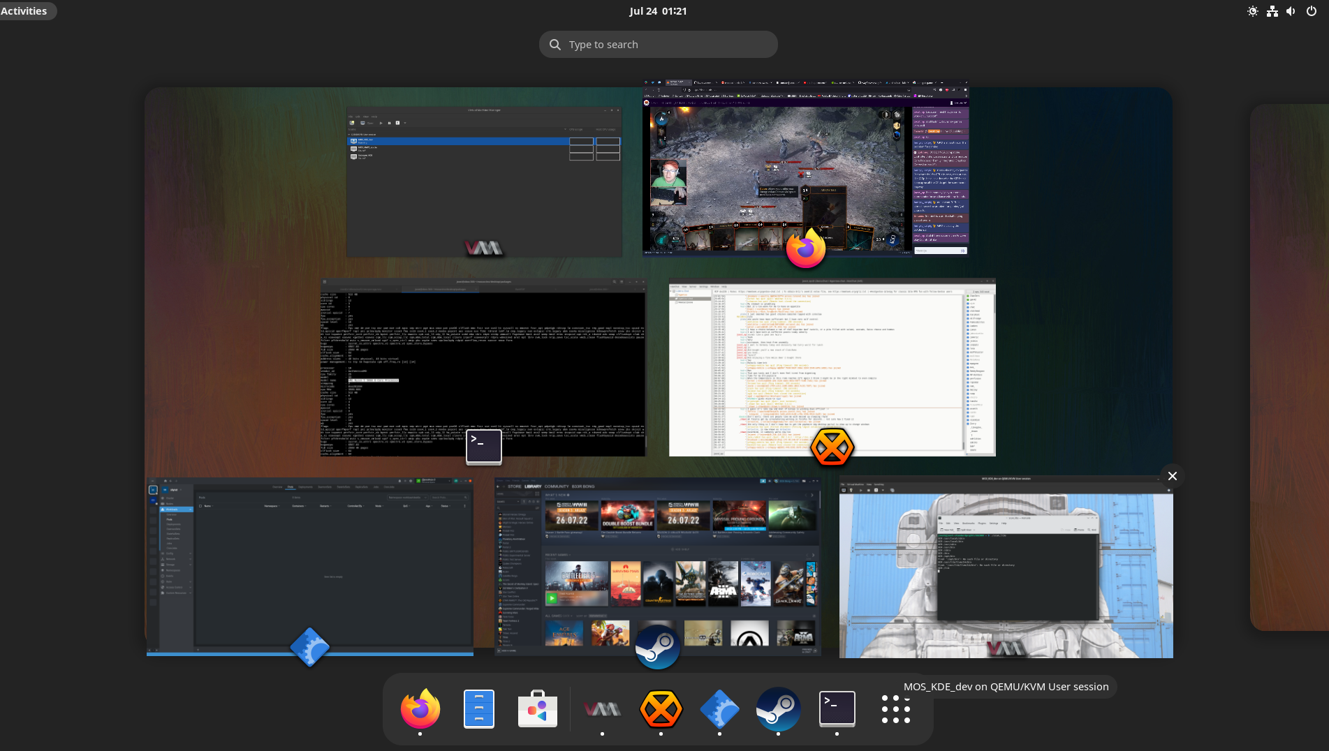 MocaccinoOS-GNOME-0.20220728 screenshot 1
