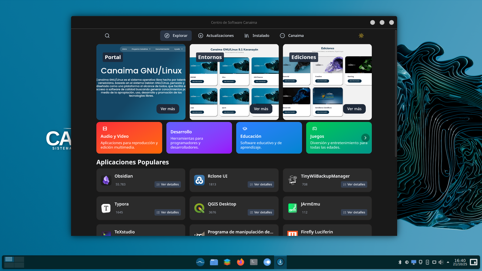 canaima-8.3-kde_amd64.iso screenshot 2