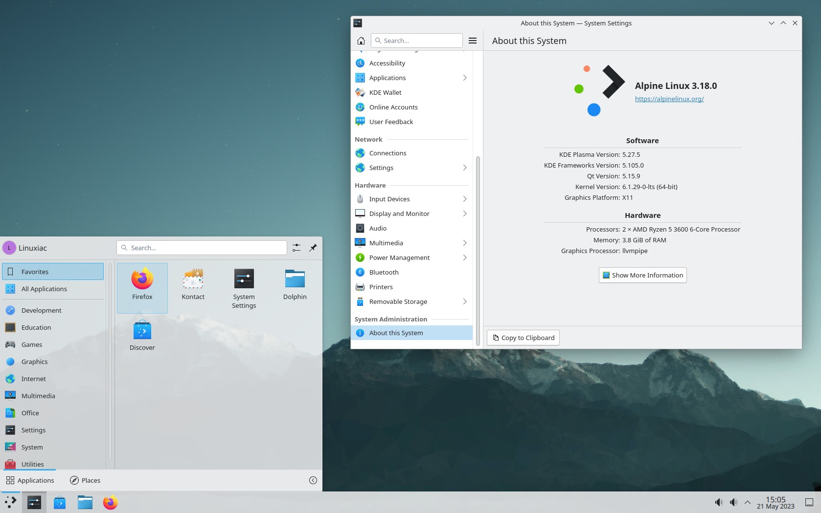 alpine-standard-3.22.0-x86_64.iso screenshot 1