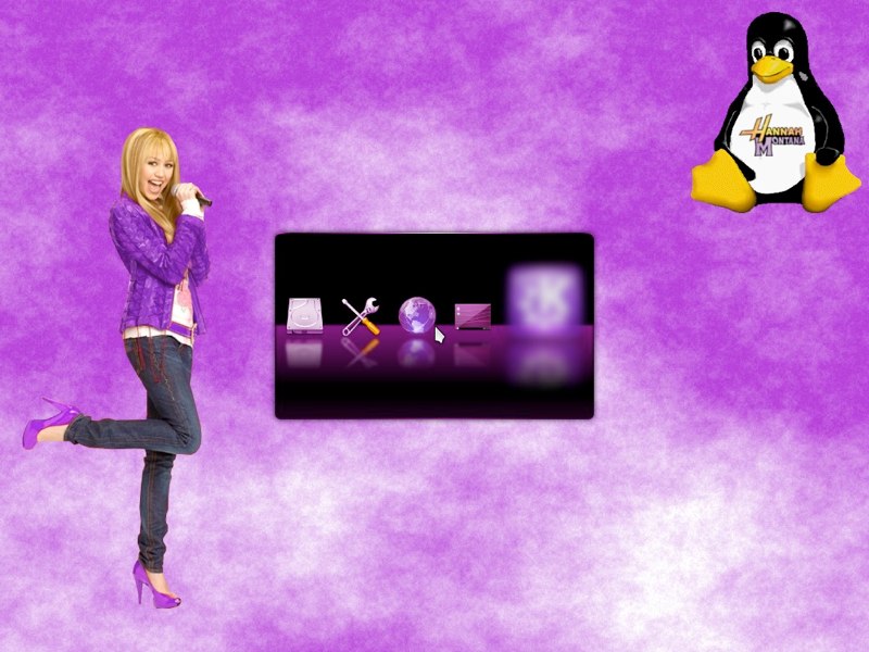 Hannah Montana Linux screenshot 1