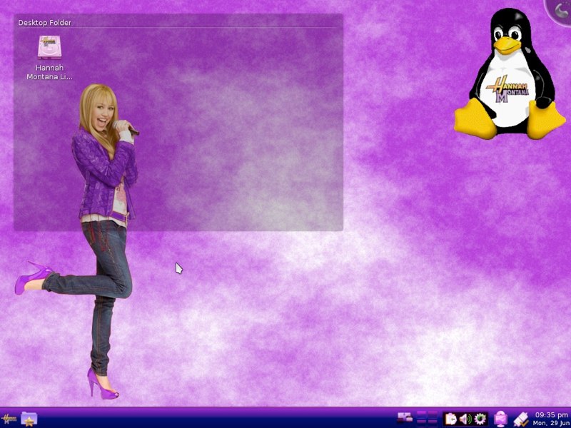 Hannah Montana Linux screenshot 2