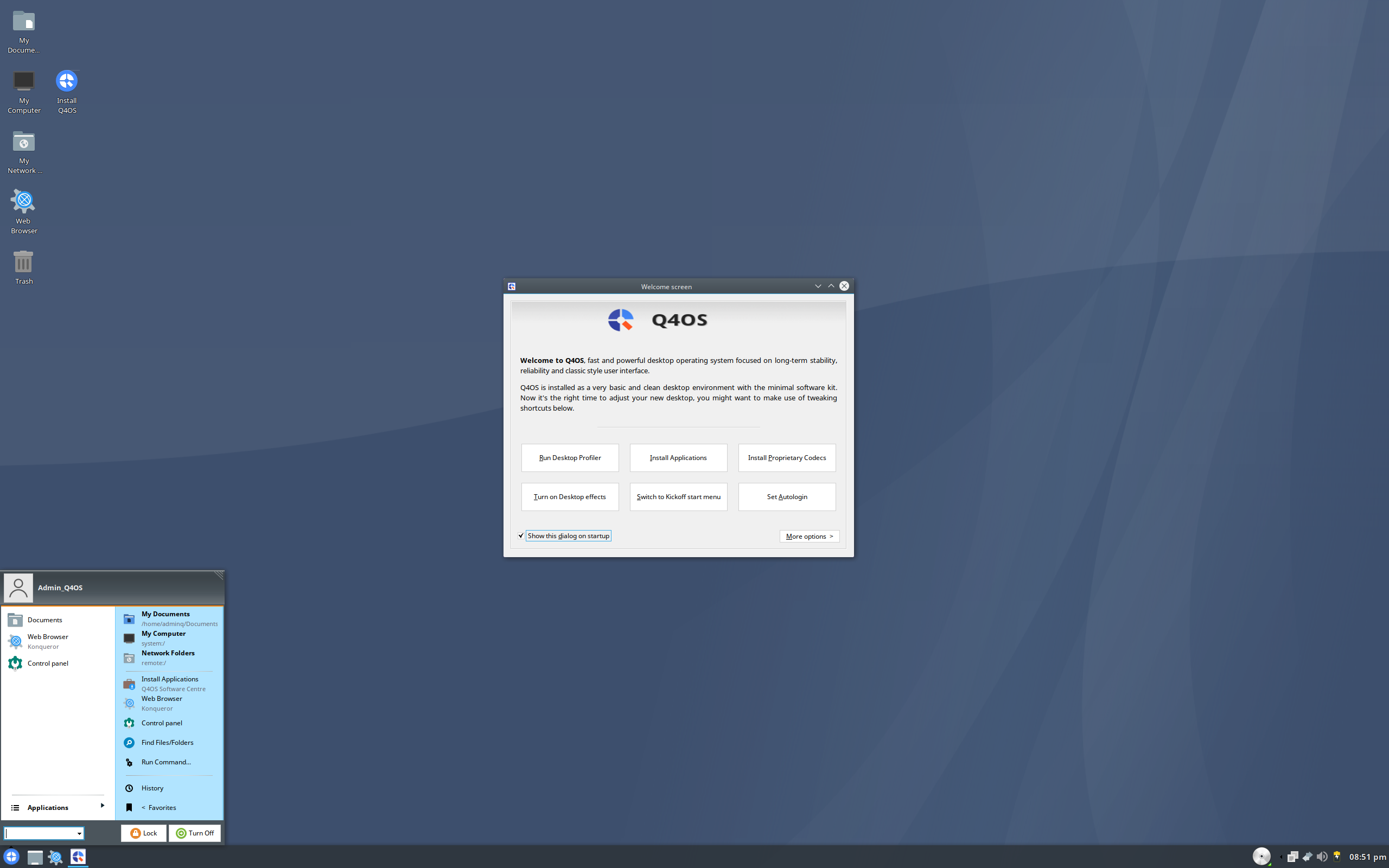 q4os-6.2-x64-tde.r1.iso screenshot 1