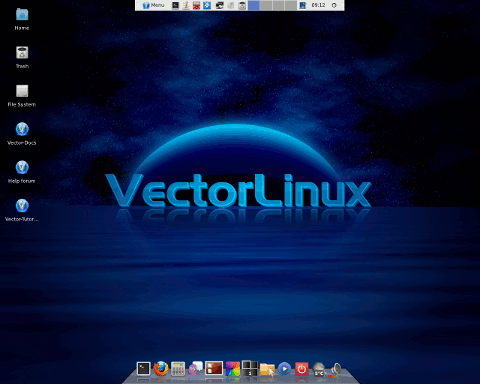 Vector_Linux_7.1_Light_32_bit screenshot 1