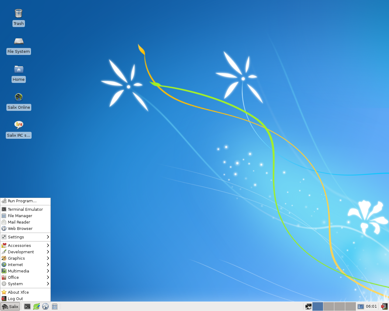 Salix64 Xfce 14.0.1 screenshot 1