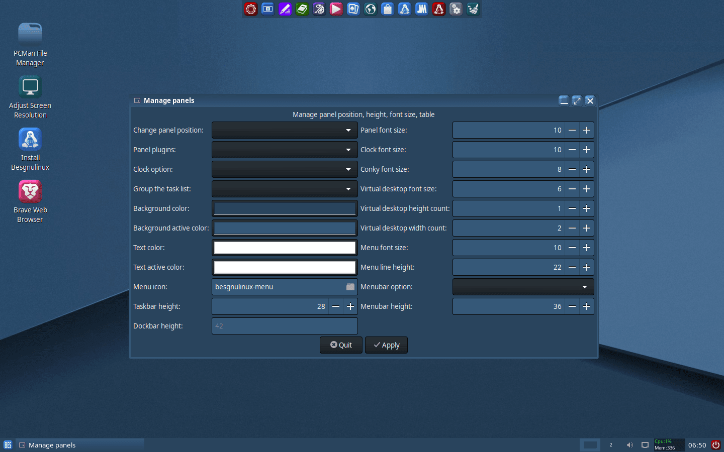 besgnulinux-jwm-3-0-amd64.iso screenshot 3
