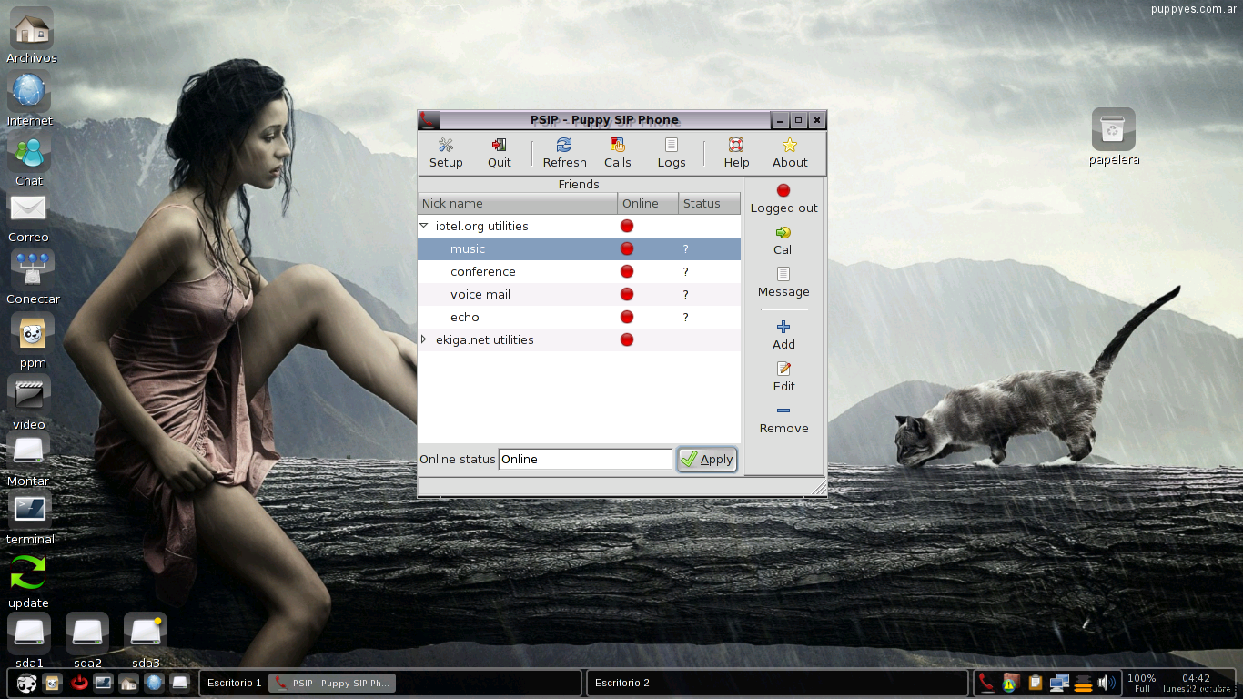 Puppy-es OS Passaggio screenshot 2