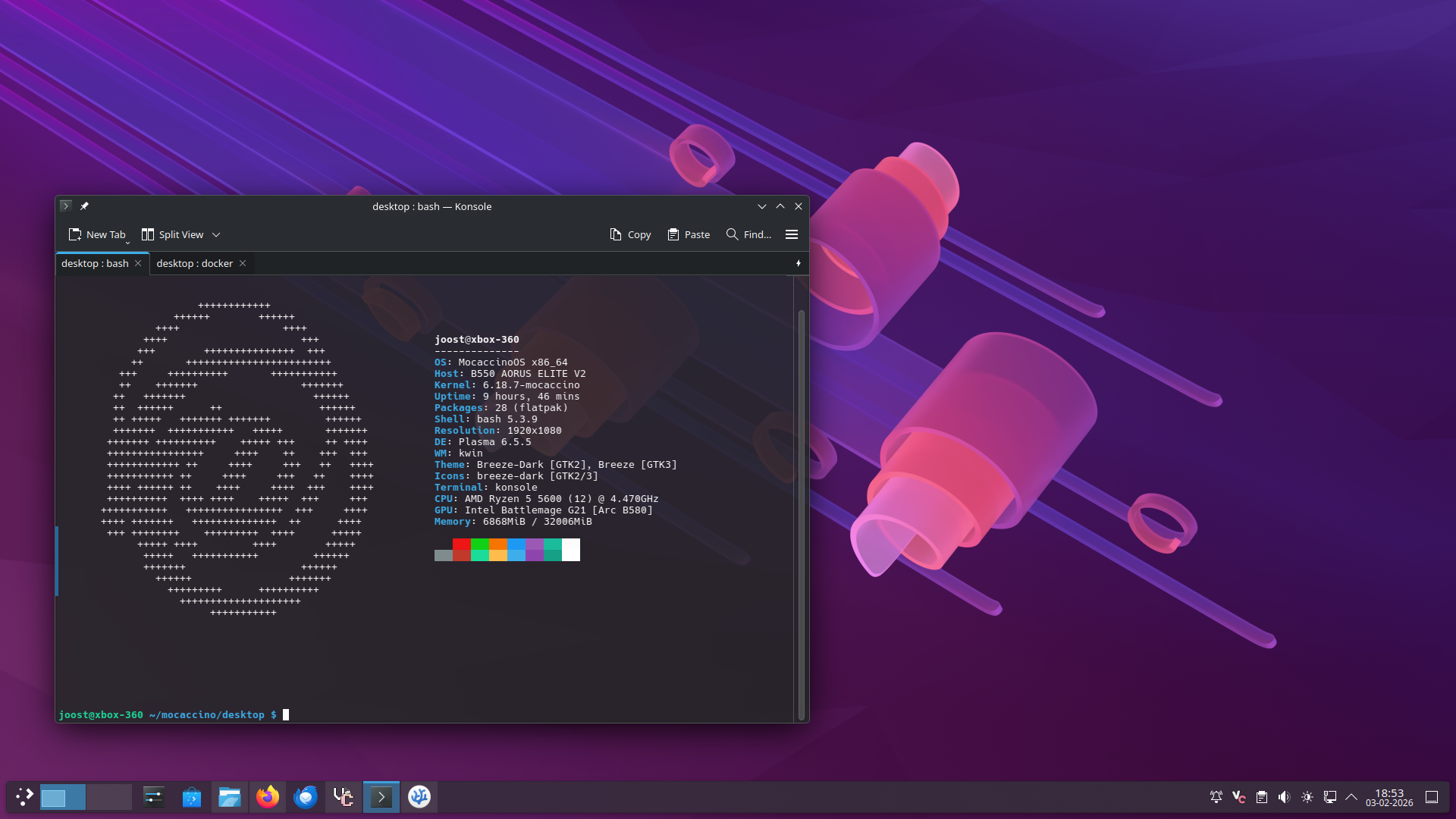 MocaccinoOS-KDE-0.20260202.iso screenshot 1
