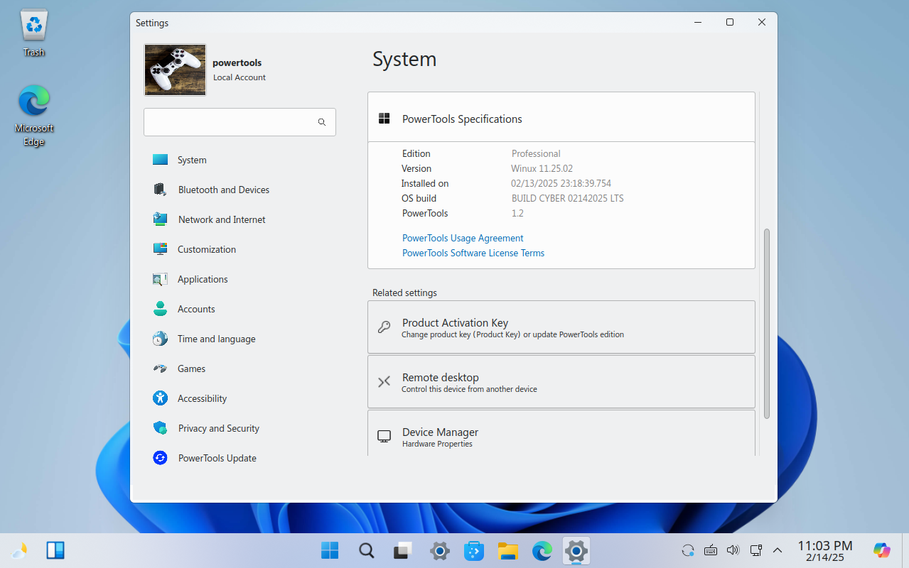 winux-11.25.02-noble-lts.iso screenshot 2