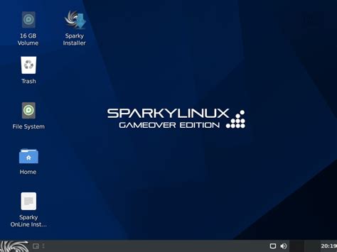 sparkylinux-7.5-x86_64-lxqt.iso screenshot 1