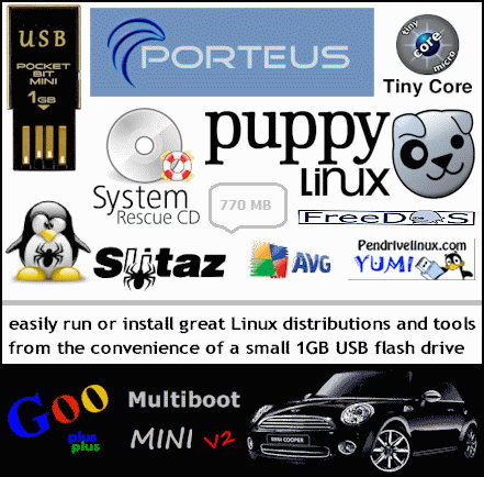 USB Multiboot MINI V2 770MB Linux Plus Gooplusplus 2013 screenshot 3