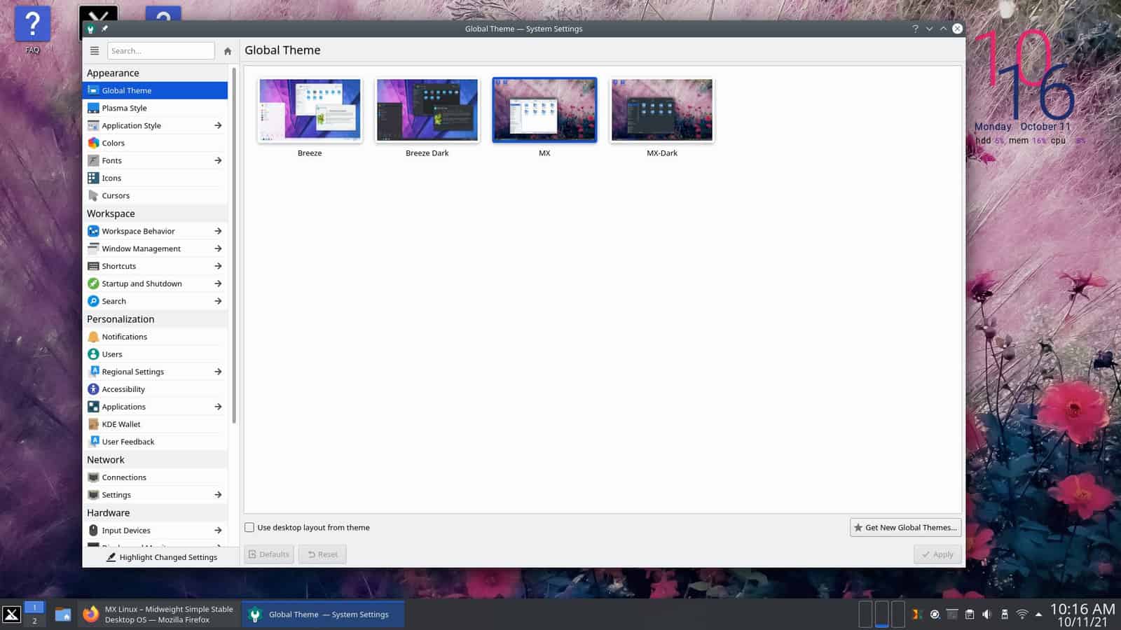 MX-21_KDE_x64.iso screenshot 1