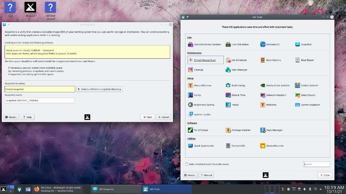 MX-21_KDE_x64.iso screenshot 2