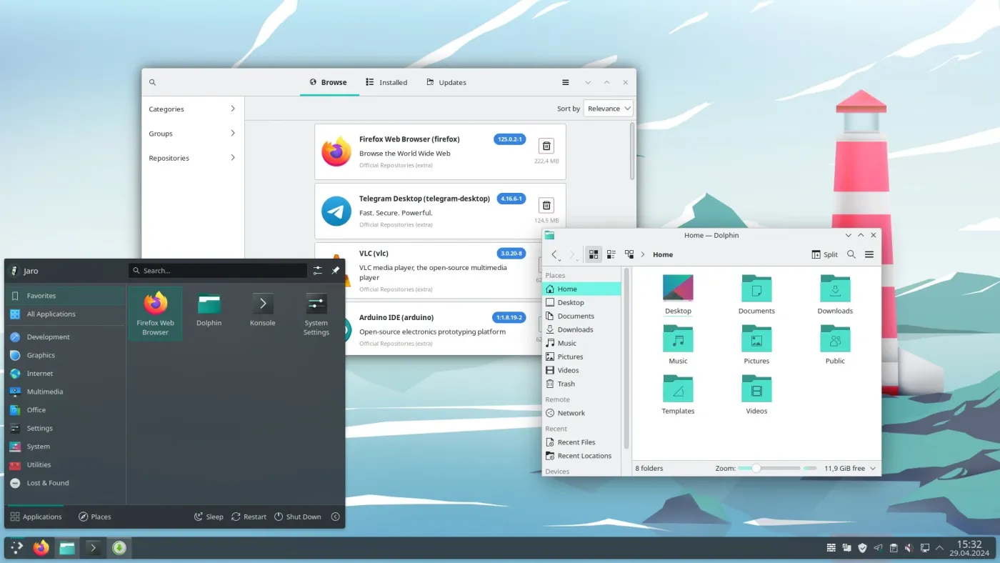 manjaro-kde-26.0.1-260114-linux618.iso screenshot 1